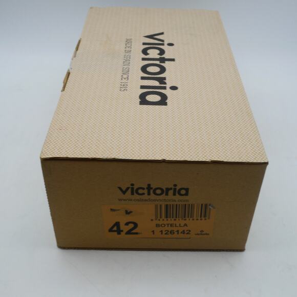 NEW Victoria Women's 10.5 Berlin Botella White Green Leather Shoes Size 42 - Picture 12 of 13